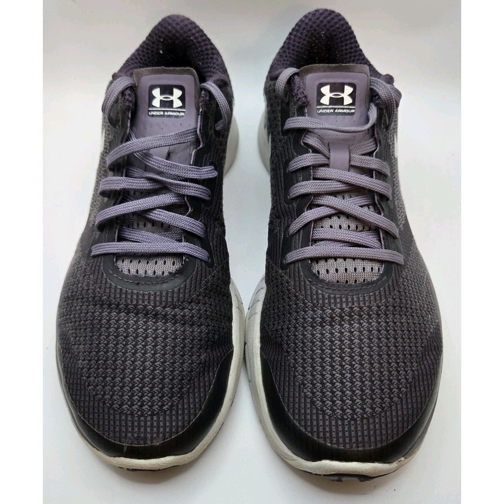 Under Armour Charged Lightning Grey Purple Running Shoes Sneakers Womens 7.5